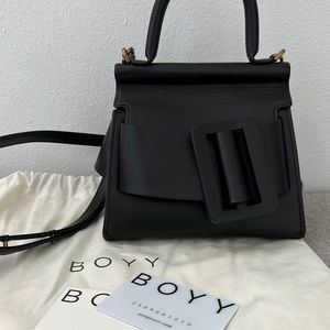 BRAND NEW! BOYY KARL19 leather buckle black